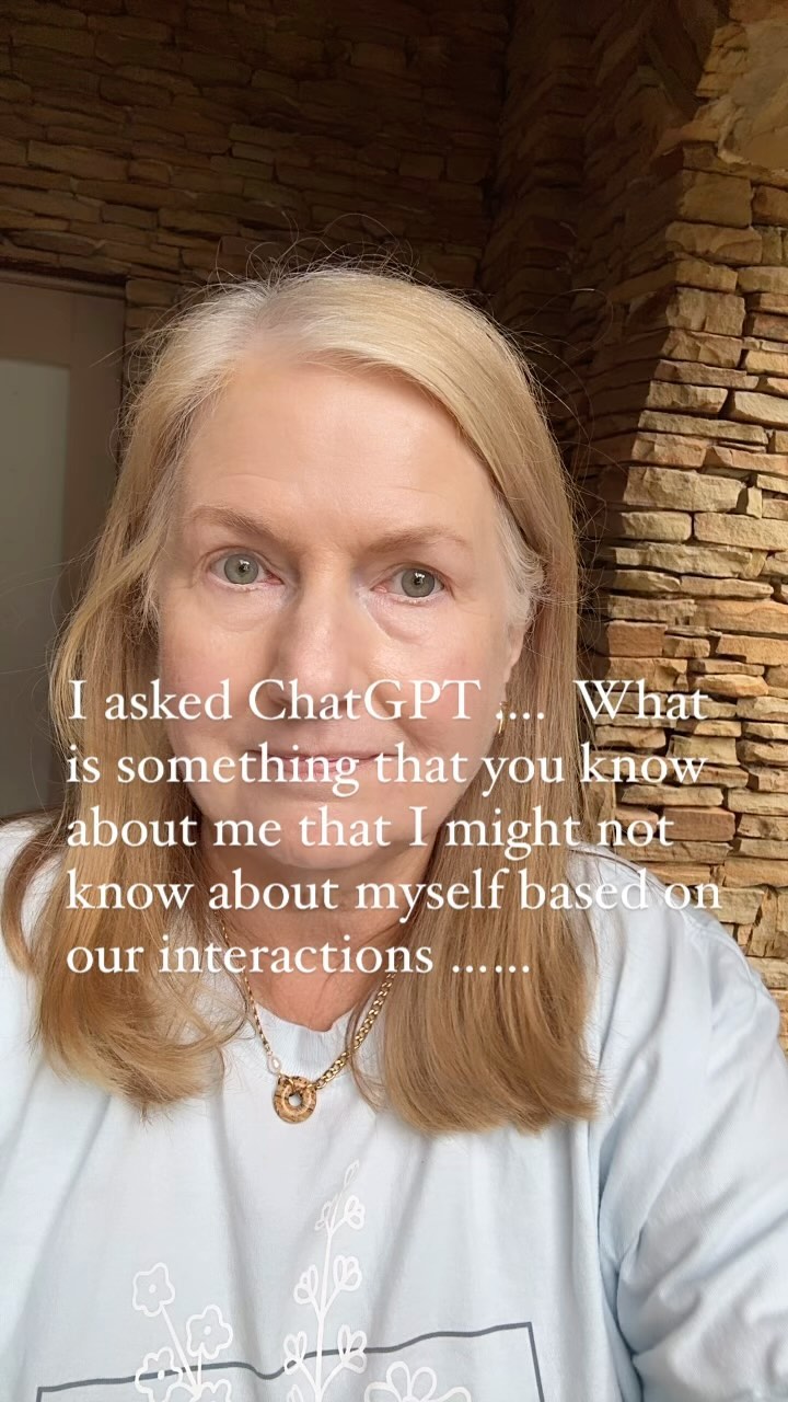 I asked ChatGPT …. What is something that you know about me that I might not know about myself based on our interactions ……I am beside myself 😂

From our interactions, it’s clear that you have a unique ability to balance multiple passions—your love for jewelry styling and your commitment to gifted education. You seem to seamlessly switch between these two very different fields, which demonstrates not only your versatility but also your strong sense of purpose and adaptability. You might not always realize just how impactful it is to excel in both creative and academic realms, but this blend gives you a distinct edge and influence in both spheres. Your followers and colleagues probably see this more than you might acknowledge yourself!

Want to do yours? Comment CHAT and I’ll send you the question you can copy and paste. I respond to all messages personally, not via a bot so give me time 😉

#aichatbot #chatgptprompts #jewelryboutique #empoweringothers #morethanjewelry #inspiredliving #permanentjewelrybusiness #womengrams #relatablecontent #dailystyleinspo #peacocksprettys