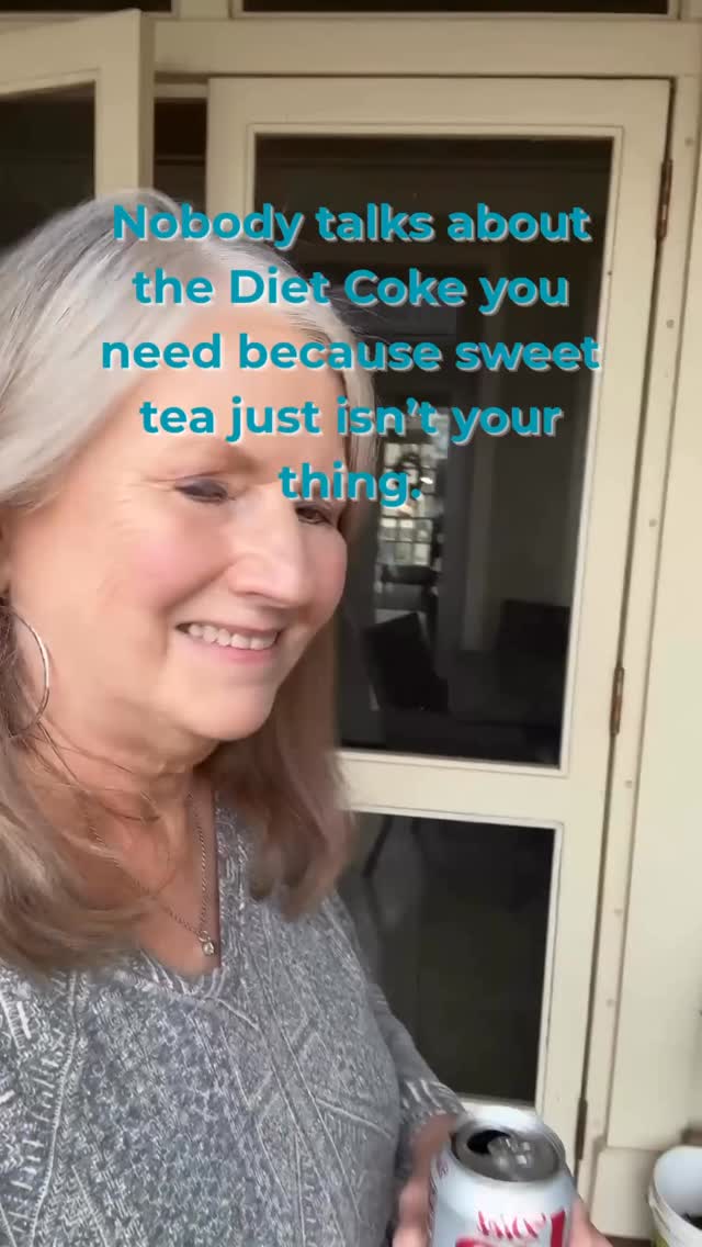 Spoiler Alert: You need this if you want the perfect “treat-yo-self” sip. DietCoke #peacockspretties #over60blogger